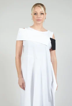 Xenia Design Dresses^ELAN1 Dress in White with Black