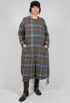 Eka Jackets^Elara Coat in Green Multicolour