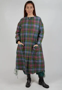 Eka Jackets^Elara Coat in Green Multicolour