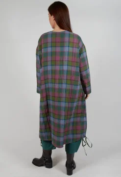 Eka Jackets^Elara Coat in Green Multicolour