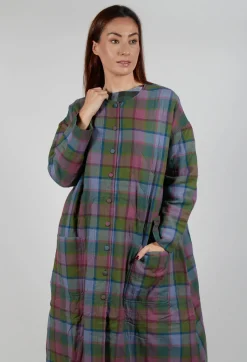 Eka Jackets^Elara Coat in Green Multicolour