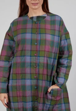 Eka Jackets^Elara Coat in Green Multicolour