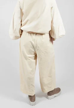 Amici Trousers^Elasticated Culottes in Cream