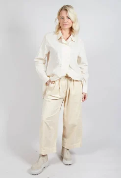 Amici Trousers^Elasticated Culottes in Cream