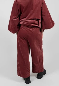 Amici Trousers^Elasticated Culottes in Intense Rust