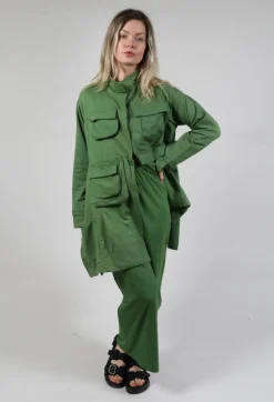 Bread and Butter Skirts^Elasticated Jersey Skirt in Green