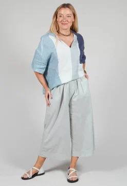 Amici Trousers^Elasticated Waist Trousers in Oyster Grey