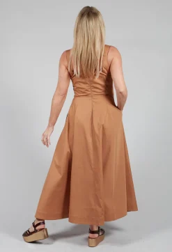 Lavi Dresses^Eliodoro Dress in Camello