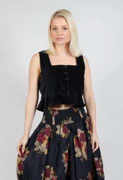 Ewa I Walla Tops^Eljana Top in Black