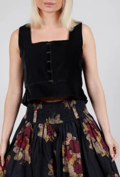Ewa I Walla Tops^Eljana Top in Black