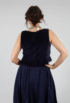 Ewa I Walla Tops^Eljana Top in Midnight Blue