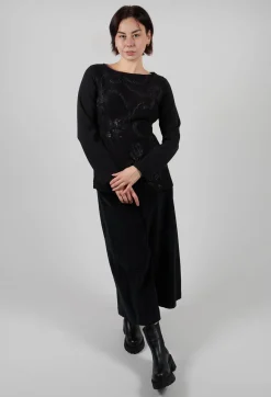 Stefano Mortari Tops^Embellished Fitted Top in Black