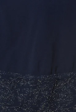 Out of Xile Scarves^Embroidered Scarf in Sapphire