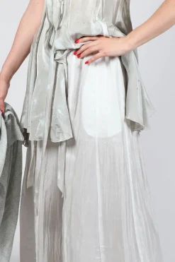 Bianco Levrin Trousers^Emma Pants Reversible in Plain Cream