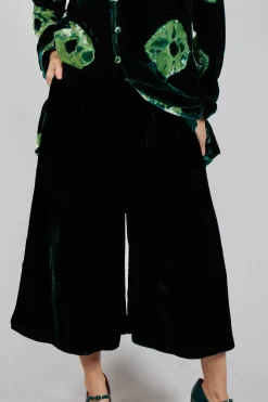Bianco Levrin Trousers^Emma Trousers in Bottle Green