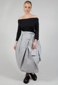 Xenia Design Dresses^ENSA Dress in Black Light Grey