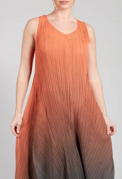 Alquema Dresses^Estrella Dress in Tangerine and Shadow