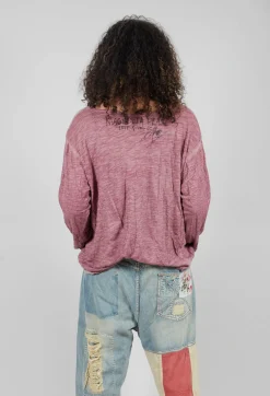 Magnolia Pearl Tops^Europa Long Sleeve T in Plum