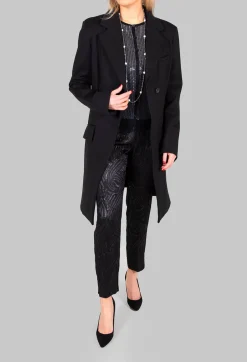 Nostra Santissima Jackets^Extra Longline Jacket in Black