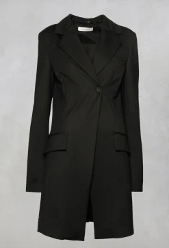Nostra Santissima Jackets^Extra Longline Jacket in Black