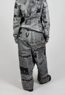 Rundholz Dip Trousers^Extreme Drop Crotch Trousers in Moonwalk