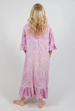 Magnolia Pearl Dresses^Eyelet Anna Grace Dress in Purple Boba