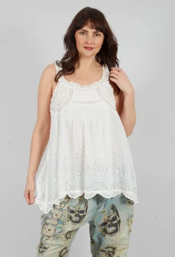Magnolia Pearl Tops^Eyelet Clementine Tank in True