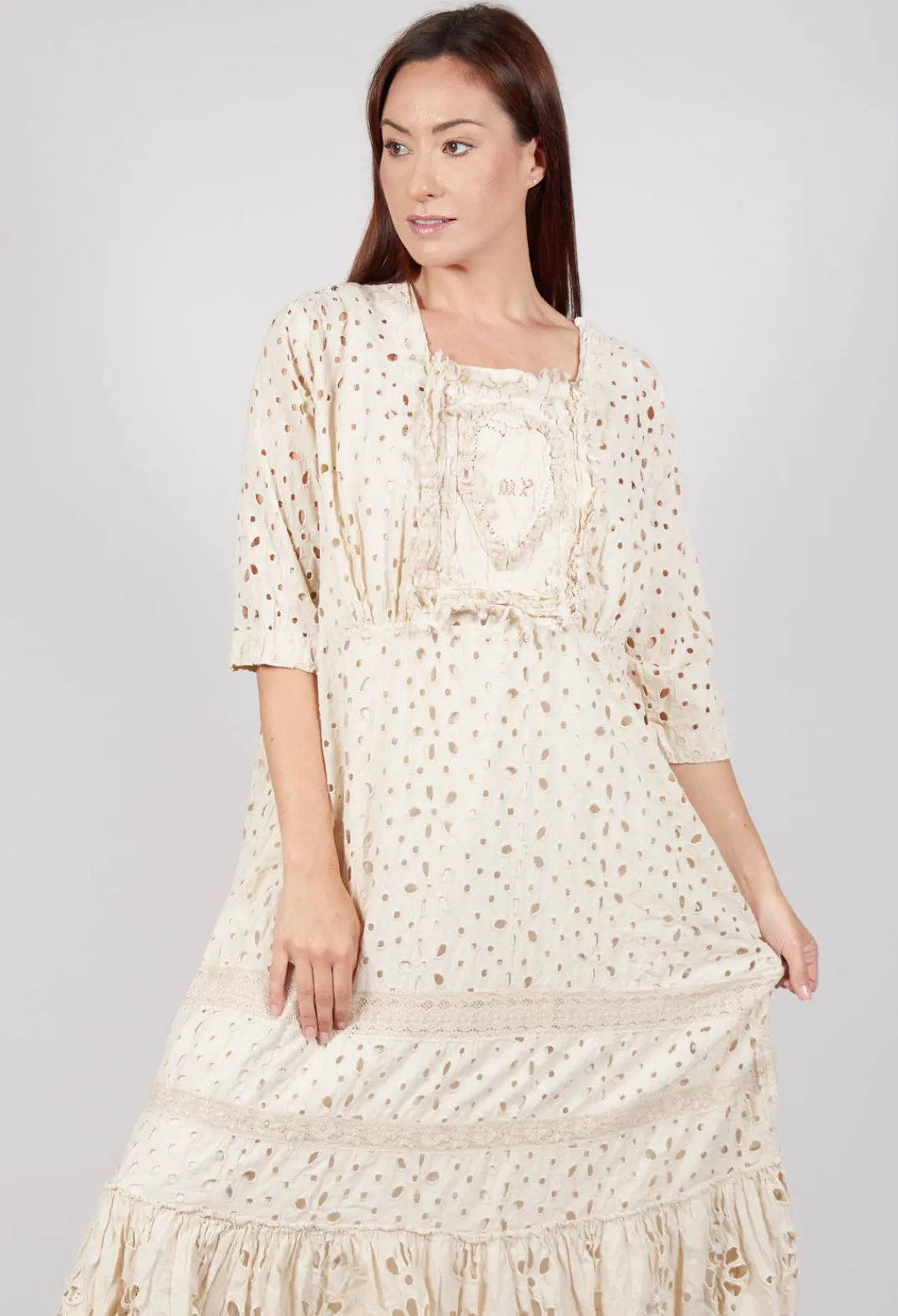Magnolia Pearl Dresses^Eyelet Haru Dress in Moonlight