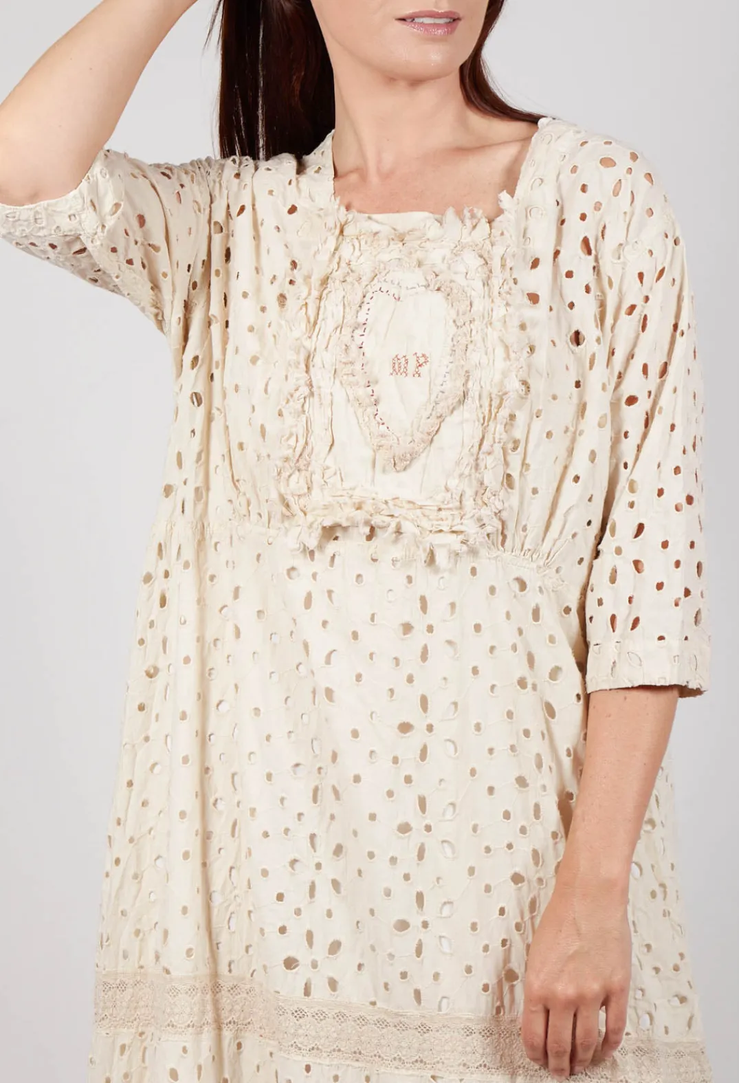 Magnolia Pearl Dresses^Eyelet Haru Dress in Moonlight