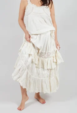 Magnolia Pearl Skirts^Eyelet Pissarro Skirt in True