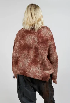 Moyuru Coats^Felted Cape in Brown