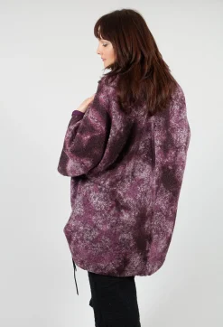 Moyuru Coats^Felted Cape in Purple