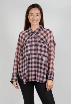 High Shirts & Blouses^Fetching Shirt in Pink Check
