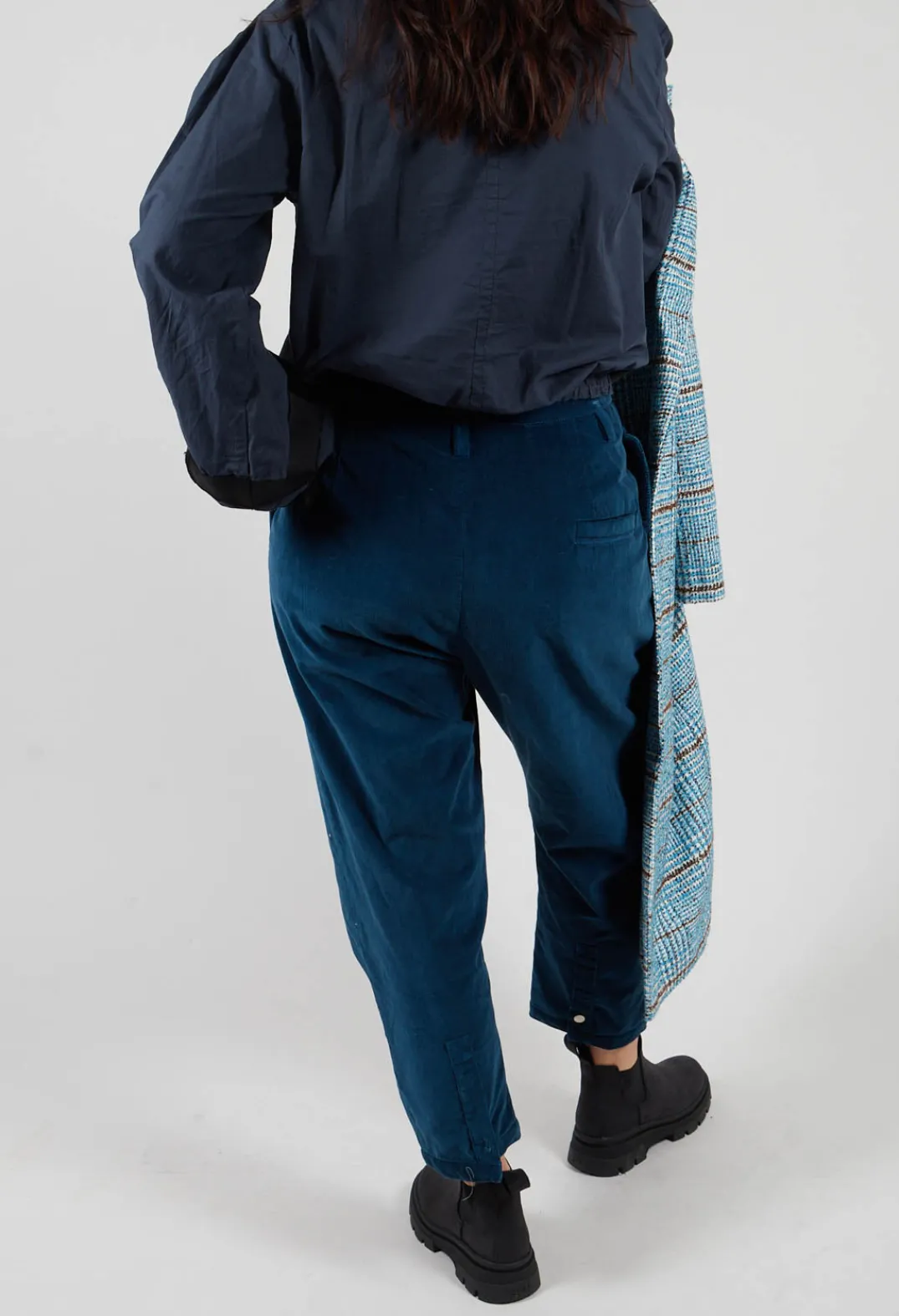 Umit Unal Trousers^Fine Cord Trousers in Blue