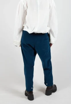 Umit Unal Trousers^Fine Cord Trousers in Blue