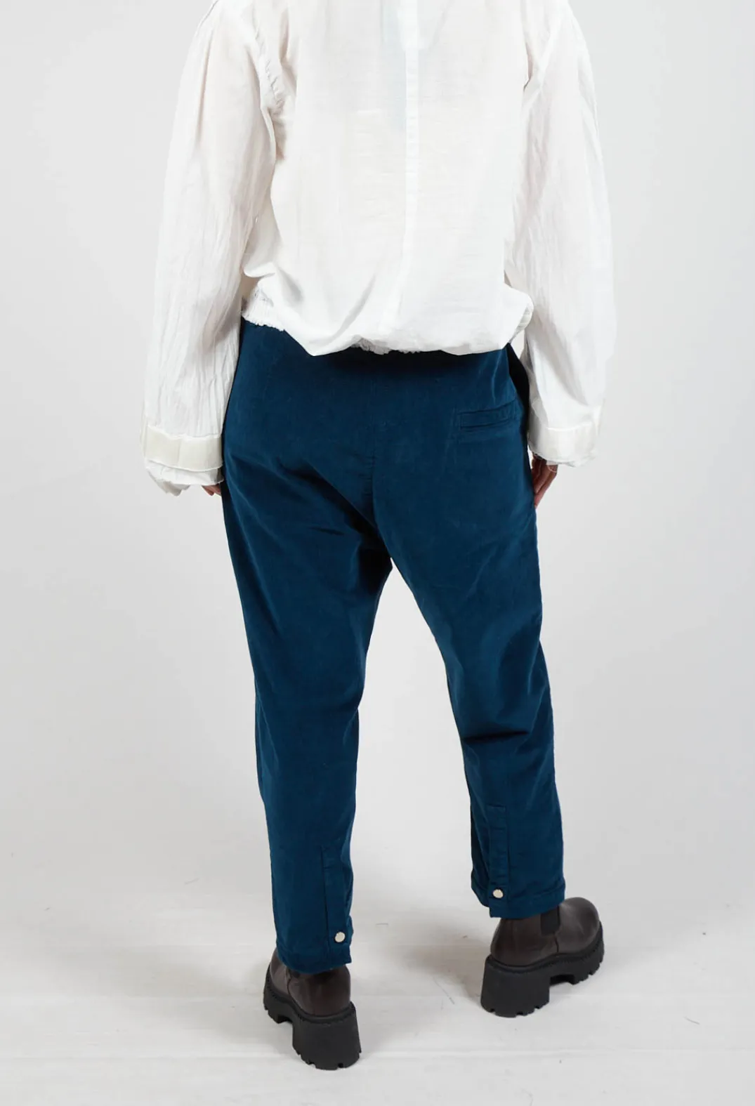 Umit Unal Trousers^Fine Cord Trousers in Blue