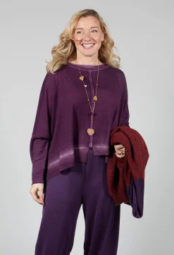 Moyuru Knitwear|Jumpers^Fine Knit Jumper in Purple