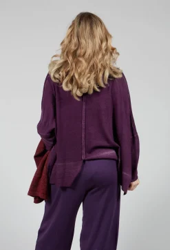 Moyuru Knitwear|Jumpers^Fine Knit Jumper in Purple