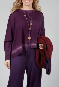 Moyuru Knitwear|Jumpers^Fine Knit Jumper in Purple