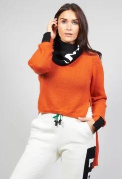 Malloni Jumpers^Fine Knit Jumper in Salgemma Orange