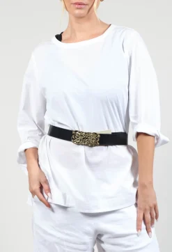 T.ba Belts^Fiore Belt in Black