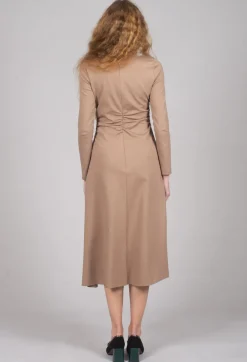 Beatrice B Dresses^Fit Dress in Camel