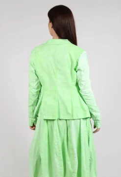 Rundholz Black Label Jackets^Fitted Button Through Jacket in Lime Print