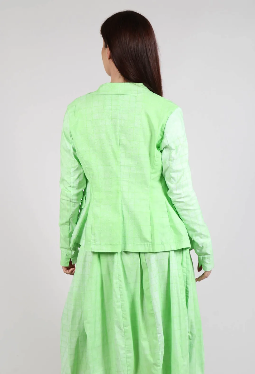 Rundholz Black Label Jackets^Fitted Button Through Jacket in Lime Print