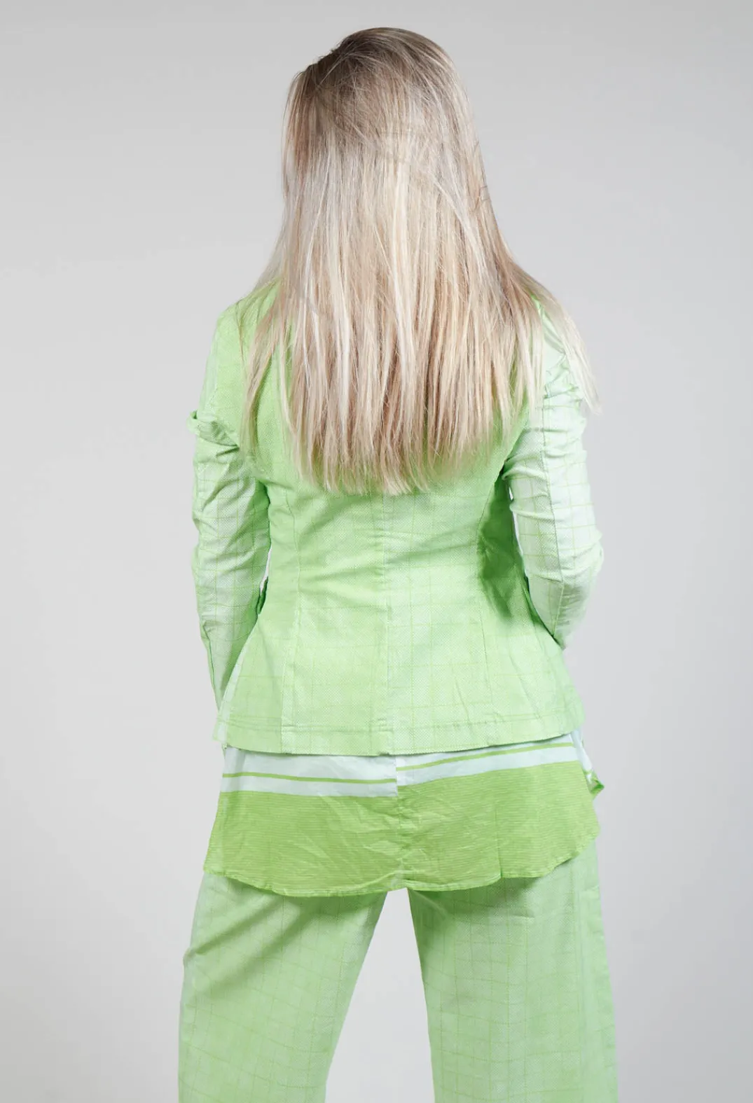 Rundholz Black Label Jackets^Fitted Button Through Jacket in Lime Print