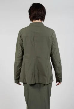Rundholz Black Label Jackets^Fitted Button Through Utility Jacket in Camp