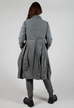 Rundholz Black Label Coats^Fitted Coat with Cargo Pockets in Rock