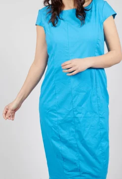 Rundholz Black Label Dresses^Fitted Dress with Cap Sleeves in Malibu