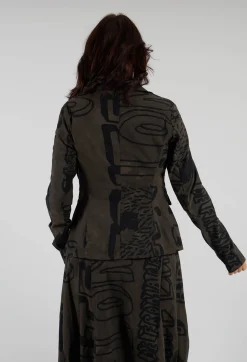 Rundholz Black Label Jackets^Fitted Jacket in Jungle Big Print