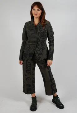 Rundholz Black Label Jackets^Fitted Jacket in Jungle Big Print